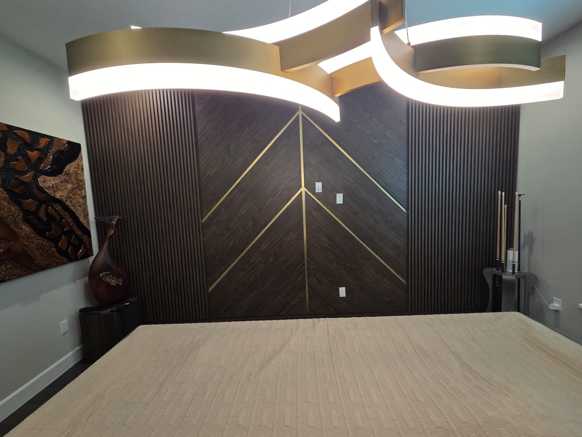 Decorative wall panel installation by COPLASA