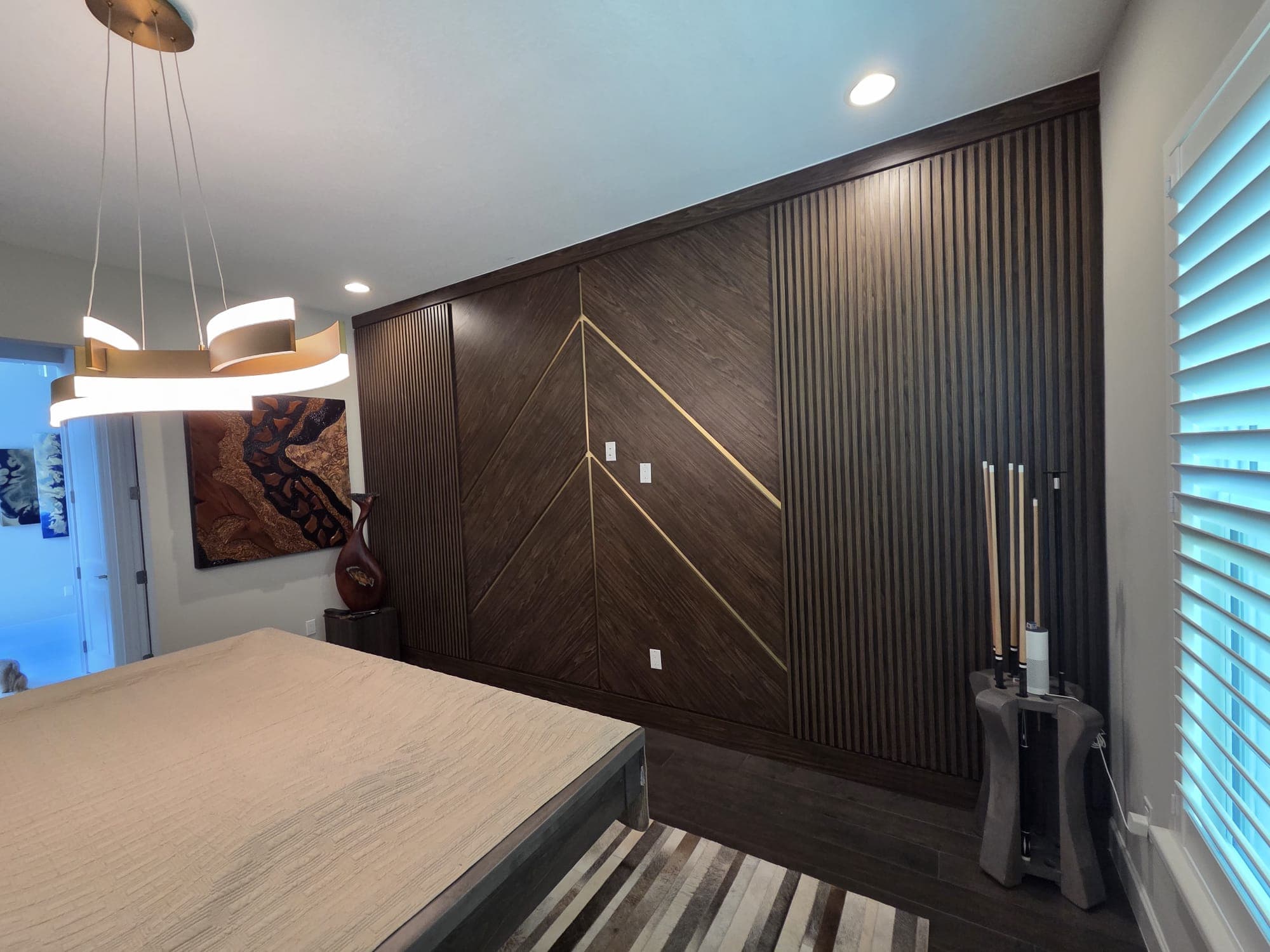 Decorative wall panel installation by COPLASA