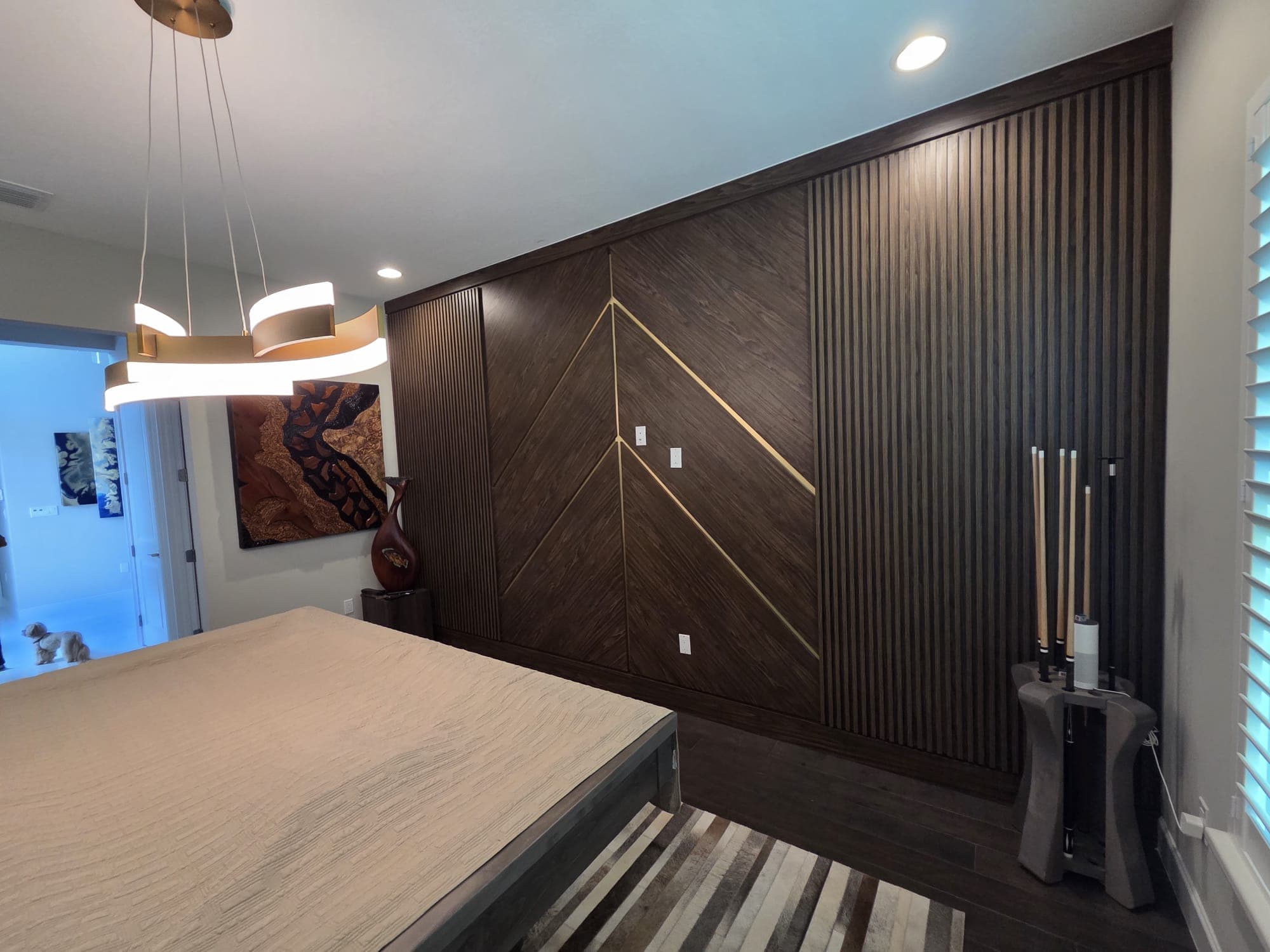 Decorative wall panel installation by COPLASA