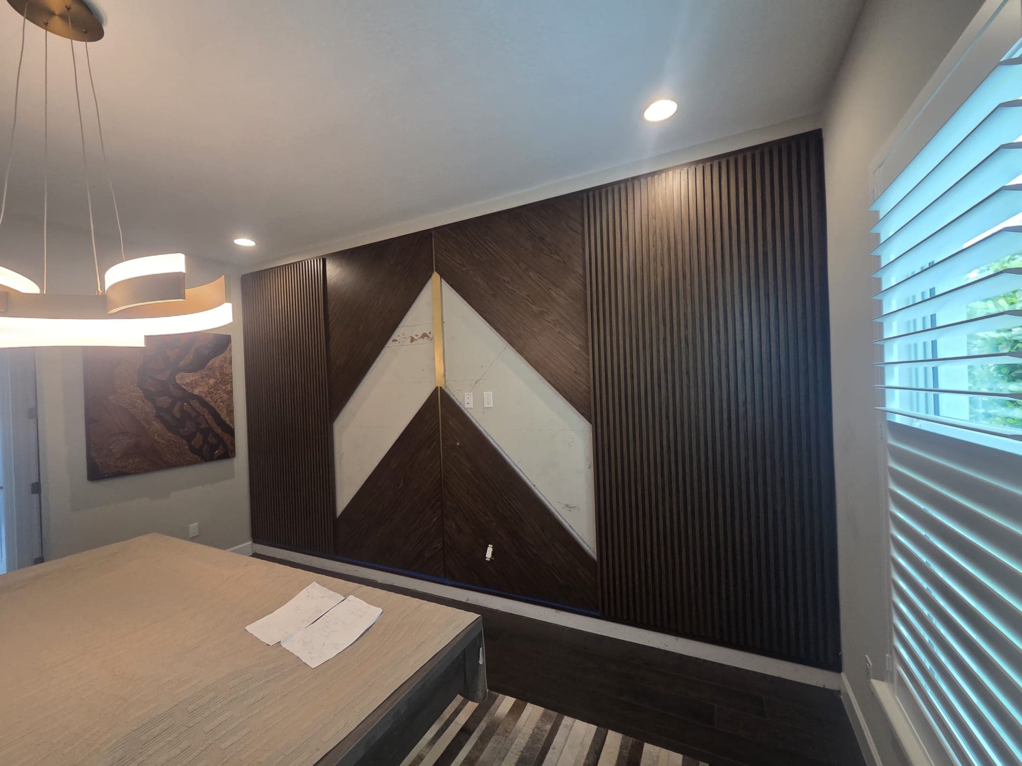 Custom wall unit by COPLASA